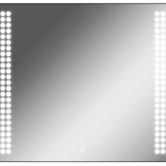 Зеркало Cosmo 90 black с подсветкой Sansa (SC1051Z) в Перми - perm.mebel24.online | фото