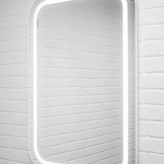 Зеркало Elis 100 white с подсветкой Sansa (SEe1045Z) в Перми - perm.mebel24.online | фото 3