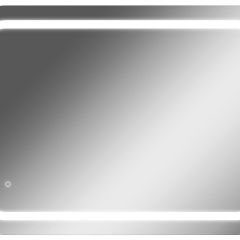 Зеркало Elis 100 white с подсветкой Sansa (SEe1045Z) в Перми - perm.mebel24.online | фото