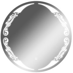 Зеркало Канберра 700х700 с подсветкой Домино (GL7032Z) в Перми - perm.mebel24.online | фото 1