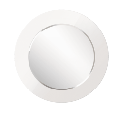 Зеркало круглое белый (РМ/02) в Перми - perm.mebel24.online | фото
