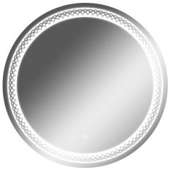 Зеркало Прая 700х700 с подсветкой Домино (GL7048Z) в Перми - perm.mebel24.online | фото 1