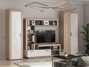 Ангара Пенал (Белый глянец/Сонома) в Перми - perm.mebel24.online | фото 3