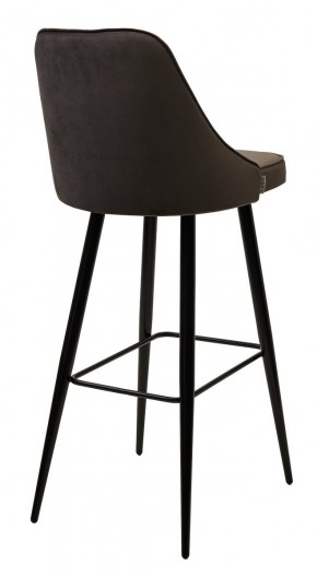 Барный стул NEPAL-BAR ГРАФИТ #14, велюр/ черный каркас (H=78cm) М-City в Перми - perm.mebel24.online | фото 2