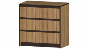 БОСТОН Комод 3 ящика (дуб вотан) в Перми - perm.mebel24.online | фото