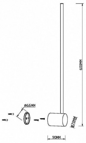 Бра Maytoni Light stick MOD237WL-L6BS3K в Перми - perm.mebel24.online | фото 4