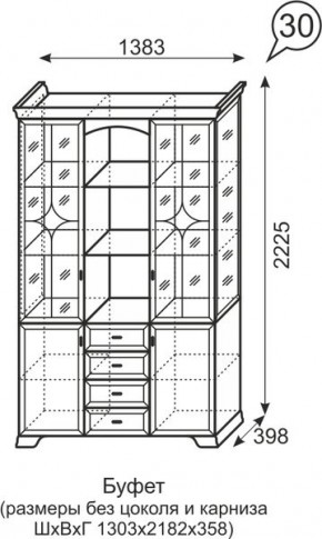 Буфет Венеция 30 бодега в Перми - perm.mebel24.online | фото 3