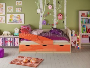 ДЕЛЬФИН Кровать 1600 (Оранжевый металлик) в Перми - perm.mebel24.online | фото