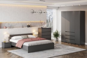 ДЕНВЕР Тумба прикроватная (Графит серый) в Перми - perm.mebel24.online | фото 4