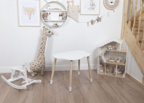 Детский стол Rolti Baby «Облачко»  (белый/береза, массив березы/мдф) в Перми - perm.mebel24.online | фото 1