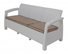 Диван Yalta Premium Sofa 3 Set (Ялта) белый (+подушки под спину) в Перми - perm.mebel24.online | фото 1