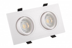 DK3022-WH Встраиваемый светильник, IP 20, 10 Вт, GU5.3, LED, белый, пластик в Перми - perm.mebel24.online | фото 1