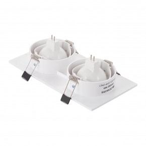 DK3022-WH Встраиваемый светильник, IP 20, 10 Вт, GU5.3, LED, белый, пластик в Перми - perm.mebel24.online | фото 3