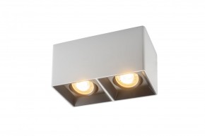 DK3035-WB Светильник накладной IP 20, 10 Вт, GU5.3, LED, белый/черный, пластик в Перми - perm.mebel24.online | фото 1
