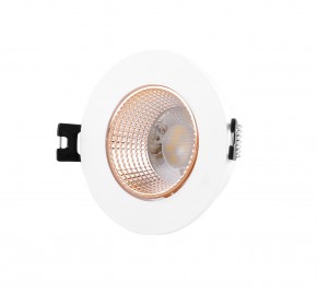 DK3061-WBR Встраиваемый светильник, IP 20, 10 Вт, GU5.3, LED, белый/бронзовый, пластик в Перми - perm.mebel24.online | фото 1