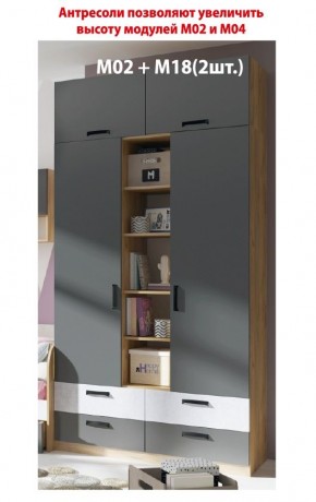 Дуглас (подростковая) М04 Шкаф с ящиками в Перми - perm.mebel24.online | фото 4