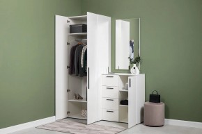 ЭЙР прихожая (модульная) Белый Шагрень в Перми - perm.mebel24.online | фото 24