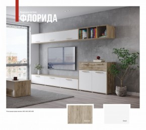 ФЛОРИДА Гостиная (модульная) дуб серый/белый в Перми - perm.mebel24.online | фото