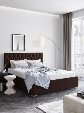 Интерьерная Кровать Октавия Коричневый  1400x2000 в Перми - perm.mebel24.online | фото