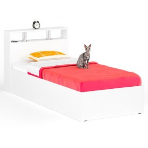 Камелия Кровать 0900, цвет белый, ШхГхВ 93,5х217х78,2 см., сп.м. 900х2000 мм., без матраса, основание есть в Перми - perm.mebel24.online | фото 1