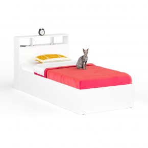 Камелия Кровать 0900, цвет белый, ШхГхВ 93,5х217х78,2 см., сп.м. 900х2000 мм., без матраса, основание есть в Перми - perm.mebel24.online | фото 2