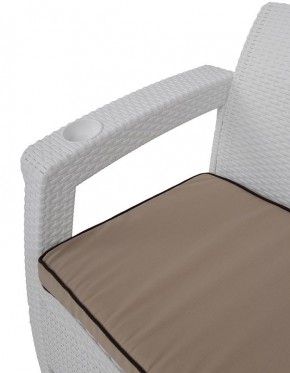 Комплект уличной мебели Yalta Premium Terrace Set (Ялта) белый (+подушки под спину) в Перми - perm.mebel24.online | фото 5