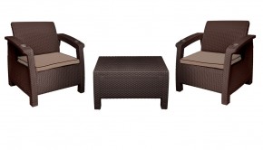 Комплект уличной мебели Yalta Premium Terrace Triple Set (Ялта) шоколадный (+подушки под спину) в Перми - perm.mebel24.online | фото 7