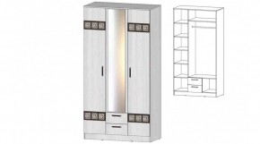 КОСТА-РИКА Шкаф 3-х створчатый (анкор светлый) в Перми - perm.mebel24.online | фото