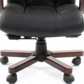 Кресло для руководителя Chairman 421 черный/орех темный, черный в Перми - perm.mebel24.online | фото 4
