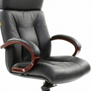 Кресло для руководителя Chairman 421 черный/орех темный, черный в Перми - perm.mebel24.online | фото 6