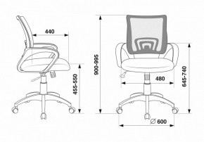 Кресло компьютерное CH-695N/BL/TW-11 в Перми - perm.mebel24.online | фото 12