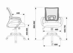 Кресло компьютерное CH-695N/SL/BLACK в Перми - perm.mebel24.online | фото 1