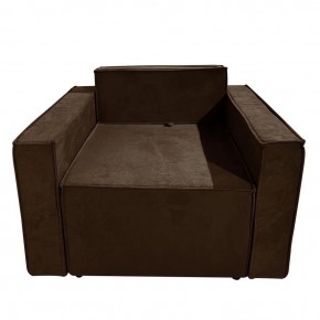 Кресло-кровать Принц КК1-ВК (велюр коричневый) в Перми - perm.mebel24.online | фото