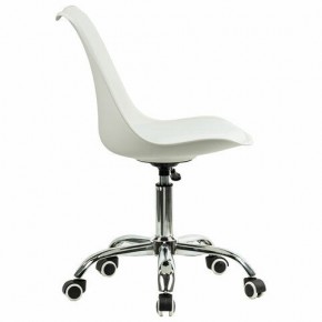 Кресло стул BRABIX "Eames MG-310 CH", хром, пластик белый, экокожа белая, 532923 в Перми - perm.mebel24.online | фото 3