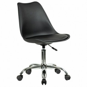 Кресло стул BRABIX "Eames MG-310 CH", хром, пластик черный, экокожа черная, 532925 в Перми - perm.mebel24.online | фото 2