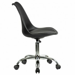 Кресло стул BRABIX "Eames MG-310 CH", хром, пластик черный, экокожа черная, 532925 в Перми - perm.mebel24.online | фото 3