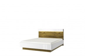 Кровать 160 с подъемником, TORINO, цвет белый/Дуб наварра в Перми - perm.mebel24.online | фото