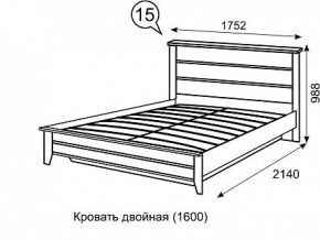 Кровать 1600 с ПМ София 15 в Перми - perm.mebel24.online | фото 3