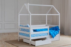 Кровать-домик 80*160 Белый в Перми - perm.mebel24.online | фото 3