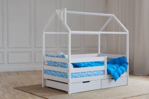 Кровать-домик 80*160 Белый в Перми - perm.mebel24.online | фото 4
