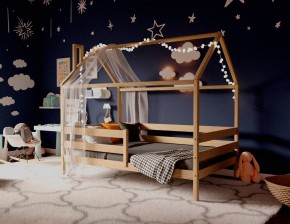 Кровать-домик 80*190 без покраски (без ящиков) в Перми - perm.mebel24.online | фото