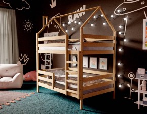 Кровать-домик двухъярусная 80*160 без покраски в Перми - perm.mebel24.online | фото 3