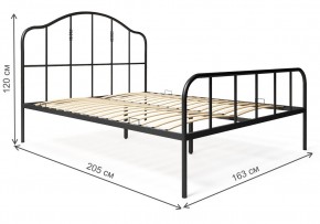 Кровать Милена 160х200 черная в Перми - perm.mebel24.online | фото 2