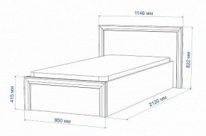 Кровать односпальная Нобиле Кр-90 в Перми - perm.mebel24.online | фото 2
