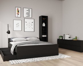 Кровать ОРИОН двухспальная с ортопедическим основанием 160х200, цвет Дуб Венге в Перми - perm.mebel24.online | фото 3