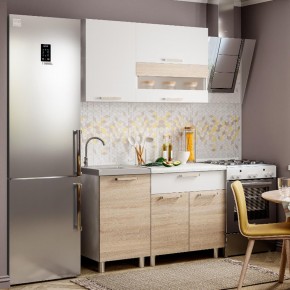 Кухня Айсбери 1.2 м (Белый/Дуб Сонома) в Перми - perm.mebel24.online | фото