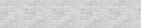 Кухонный фартук 610х3000х1,5 (композит) КМ Кирпич серый в Перми - perm.mebel24.online | фото