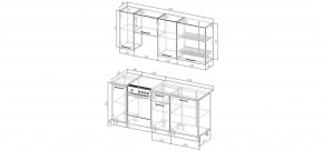 Кухонный гарнитур Антик 1800 (Стол. 38мм) в Перми - perm.mebel24.online | фото 2