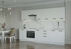 Кухонный гарнитур Белый Глянец 3000 (Стол. 38мм) в Перми - perm.mebel24.online | фото 1