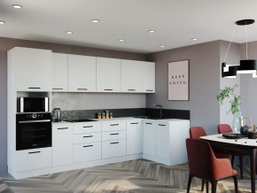 Кухонный гарнитур Белый Глянец 3200*1400 (Стол. 38мм) в Перми - perm.mebel24.online | фото 1